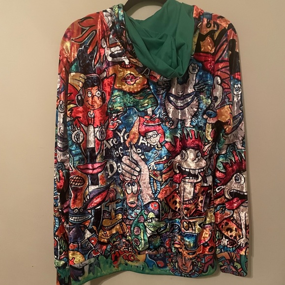 ELECTRO THREADS CRUSHED VELVET HOODIES + SWEATPANTS LOT BUNDLE - Picture 3 of 13